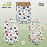 Baberos Ecológicos baBs | Pack x 2 u. | Kids