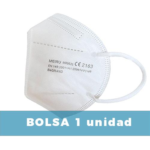 Blanca | Mascarillas FFP3 Adulto 😷 | CE 2163 EN 149:2001+A1:2009