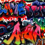 Graffiti Ribete Negro | Mascarillas Hemera para Niños 😷 | Modelo Miranda | UNE 0065 - HemeraMask.shop | Tienda Mascarillas Hemera